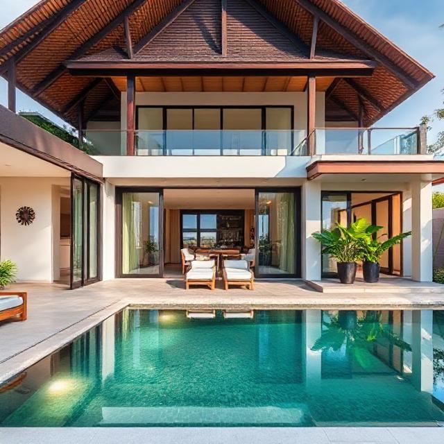 Luxury villa construction