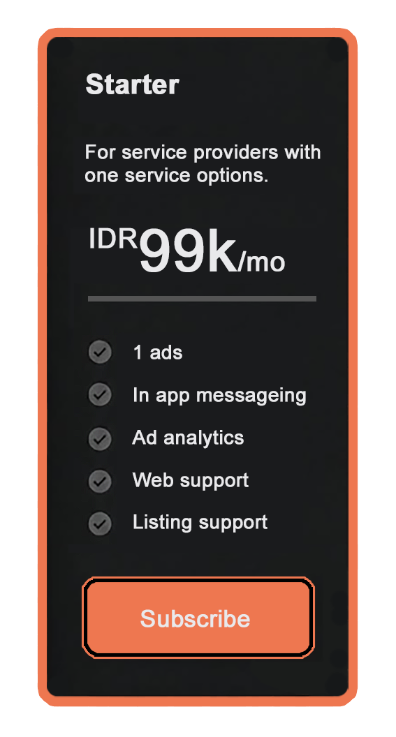Services starter 