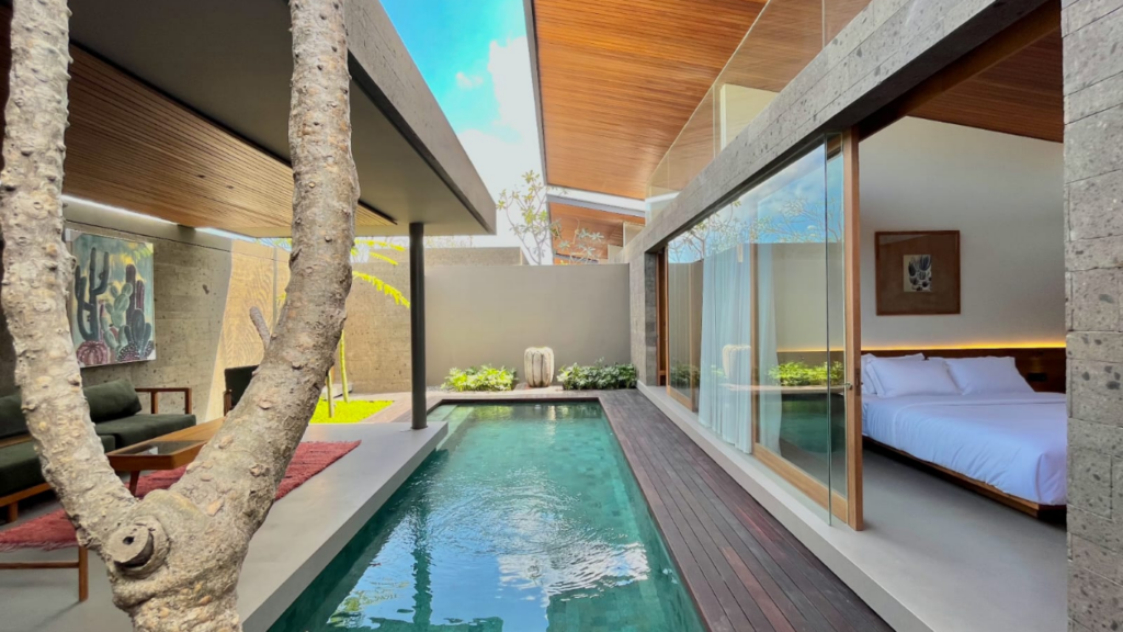 Canggu villas for sale with modern rooftop pool and lifestyle-focused architecture
