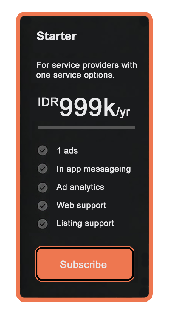 Services starter 
