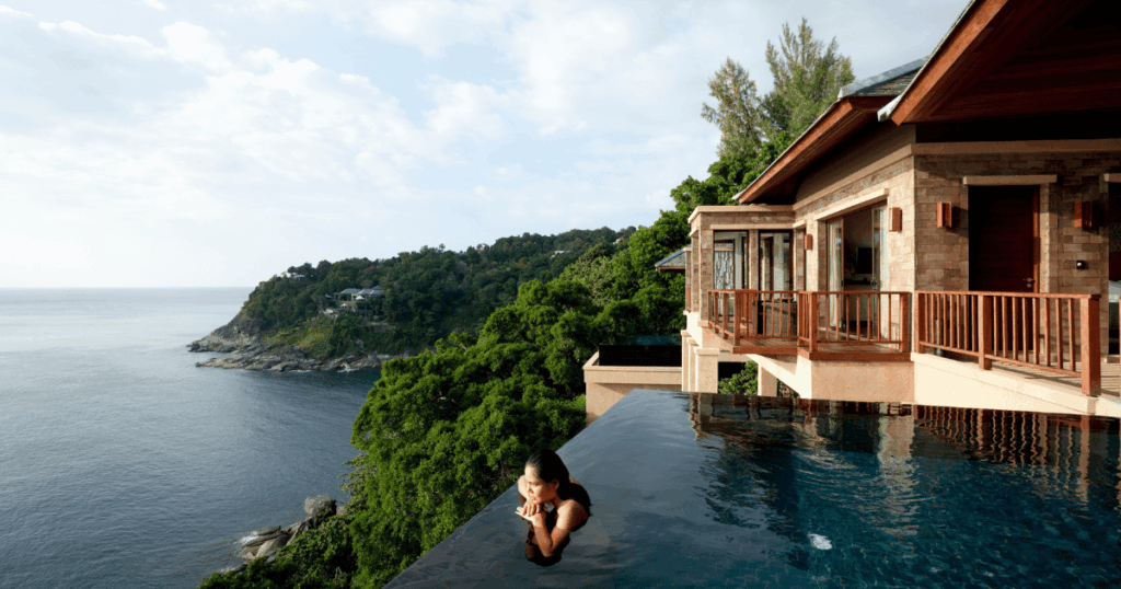 Graphic about buying property overseas, emphasizing on site inspections in Bali and Indonesia to check access, drainage, construction quality, and utility reliability.