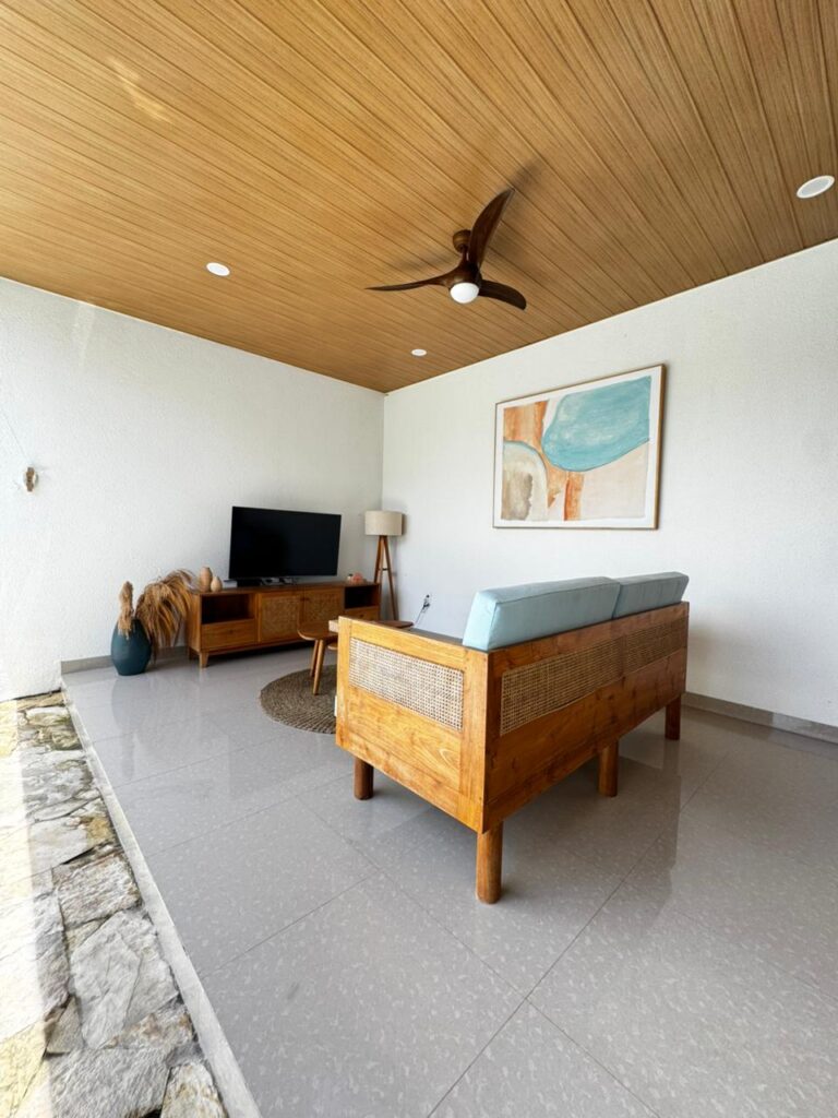 Luxury 2BR Villa with Rooftop Rice Field View – Prime Seminyak Location