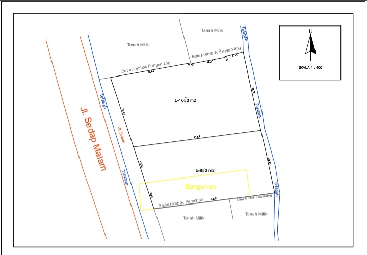 Strategic Roadside Land for Lease – Sedap Malam, Sanur Area