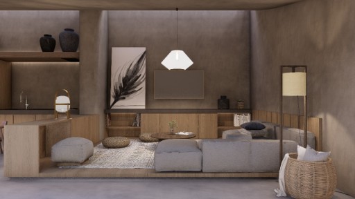 Harmonious Blend of Japanese Minimalism and Baltic Elegance Villa