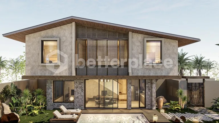 Elegant Wabi-Sabi Contemporary Villa in Kedungu – 3 Bedrooms Walking Distance to the Beach