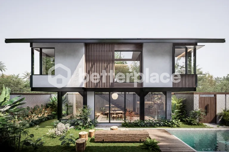 Industrial Contemporary Villa in Kedungu – 2 Bedrooms Walking Distance to the Beach