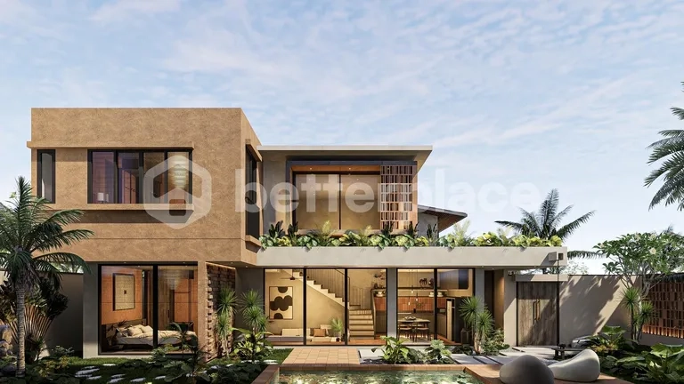 Contemporary Terracotta Style Villa in Kedungu – 2 Bedrooms Walking Distance to the Beach