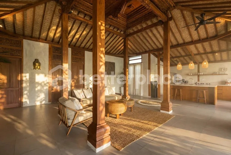 Luxurious Joglo Villa in Central Ubud – 4 Bedrooms with Expansive Land & Timeless Balinese Design