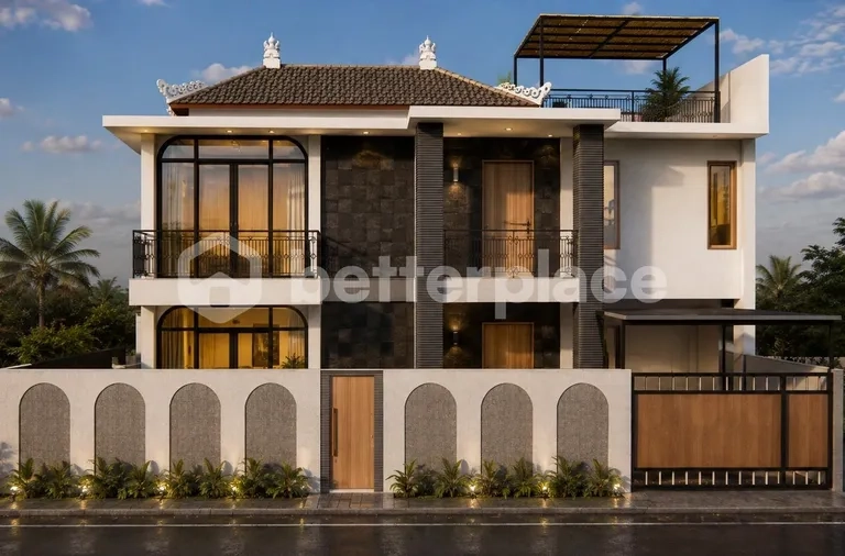 Four Bedrooms, Five Bathrooms, One Private Pool, Rooftop — Elegant North Canggu Villa Ready for Handover in Late 2026