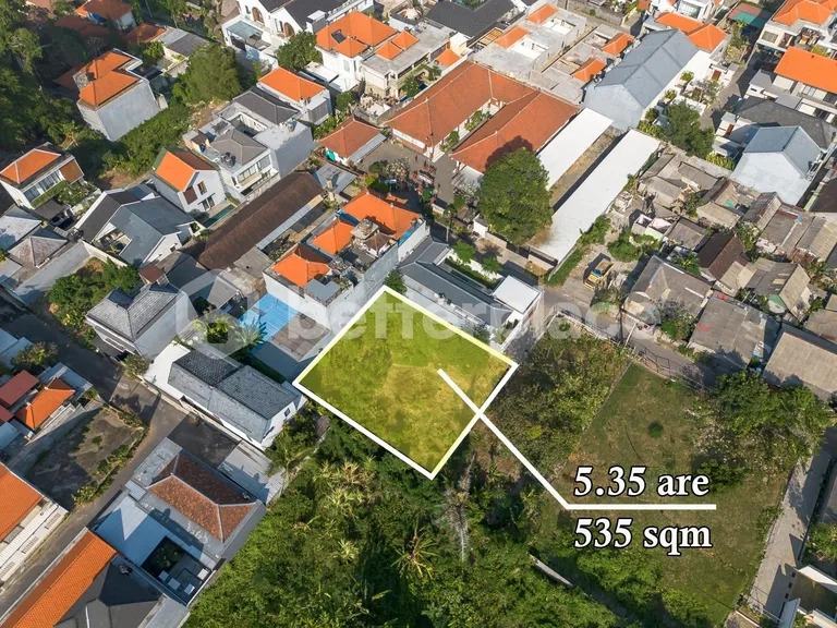 Strategically Located Leasehold Land in Sanur Just 10 Minutes from the Beach, Offering 535 sqm for Villa, Hospitality or Residential Development